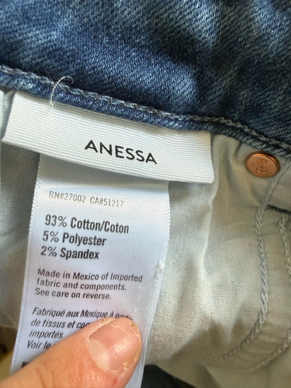 Paige Jeans Anessa Wide Leg in Rock Show Distressed - Picture 9 of 10
